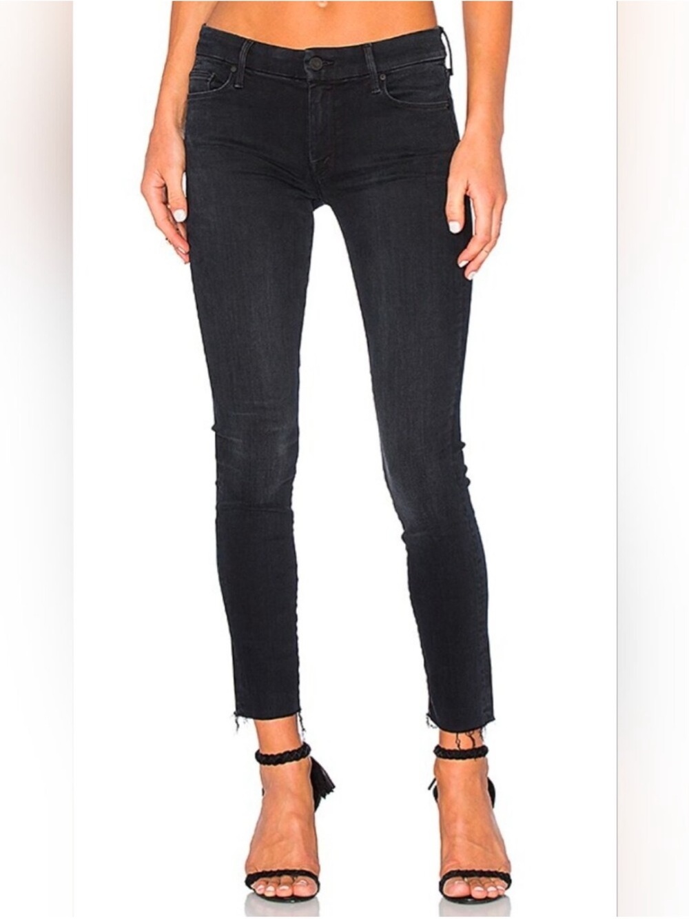 Mother The Looker Ankle Fray Jeans